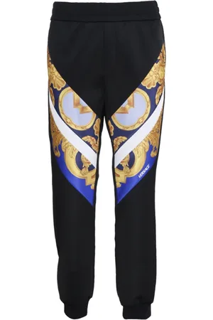 VERSACE Bukser, Herre, Sort, M, Uld, sweatpants