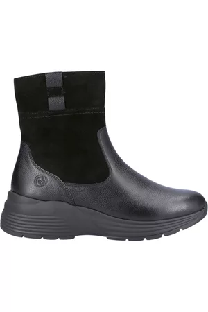 Remonte Sko, Dame, Sort, 36 EU, Uld, casual closed booties