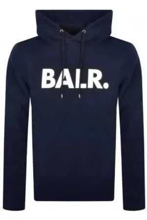 BALR. Sweathshirts & Hoodies, Herre, Blå, S, Hættetrøjer