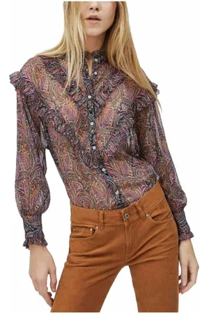Pepe Jeans Bluser & Skjorter, Dame, Brun, S, Uld, Blusen