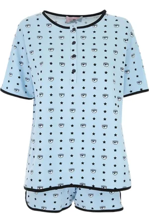 Chiara Ferragni Nightwear & Lounge, Dame, Blå, L, Bomuld, Pyjamas
