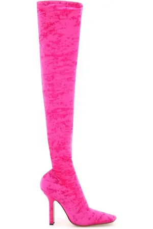 Vetements Sko, Dame, Lyserød, 40 EU, Fuchsia Chenille Støvler