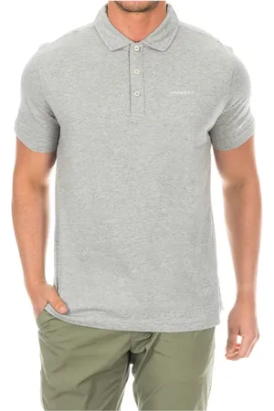 Hackett Top, Herre, Grå, S, Bomuld, Polo -skjorter