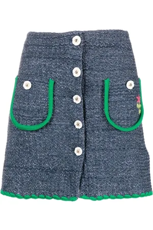 CORMIO Nederdel, Dame, Blå, 2XS, Denim, Denim Skirts