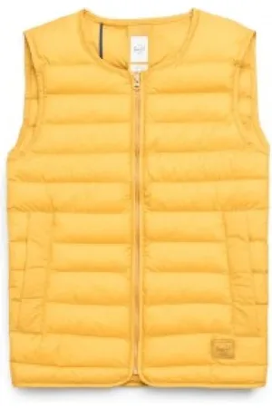Herschel Jakke, Dame, Gul, S, Uld, Fjerfri vest