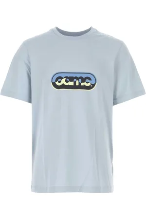 OAMC Top, Herre, Blå, S, Bomuld, Lysblå bomulds store t-shirt