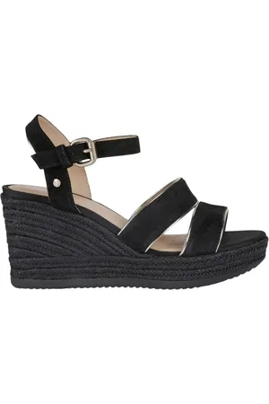 Geox Sko, Dame, Sort, 37 EU, Uld, sandaler
