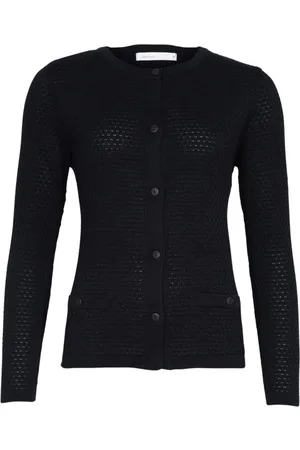 Skovhuus Strik, Dame, Sort, L, Bomuld, Cardigans