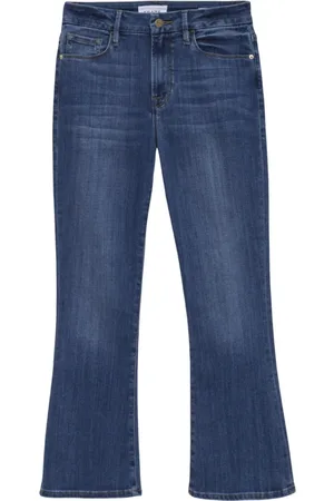 Frame Jeans, Dame, Blå, W26, Bomuld, Flared Jeans