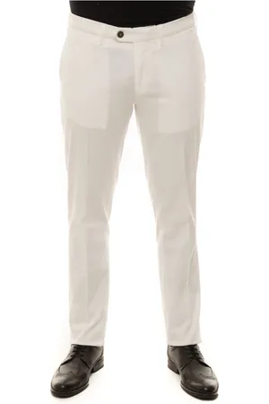 CANALI Bukser, Herre, Hvid, 4XL, Bomuld, Chino Bukser