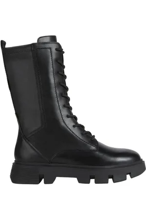 Geox Sko, Dame, Sort, 36 EU, Læder, vilde booties