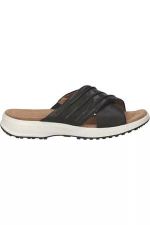 Caprice Sko, Dame, Sort, 36 EU, Læder, casual open slippers