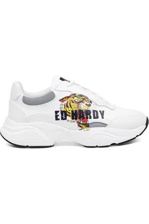 ED HARDY Sko, Herre, Hvid, 42 EU, Sneakers