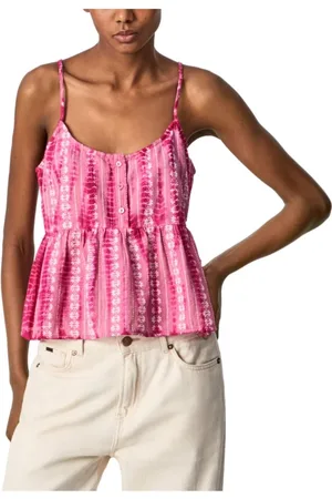 Pepe Jeans Top, Dame, Lilla, M, Bomuld, Ærmeløse toppe