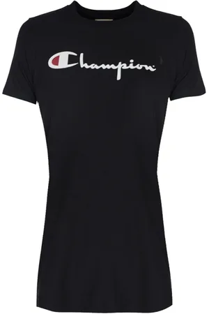 Champion Top, Dame, Sort, S, Uld, T-shirt; lang top;