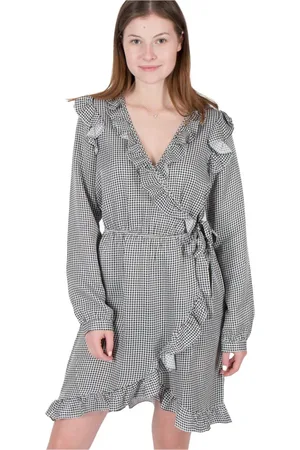 Designers Remix Kjole, Dame, Sort, L, 14853 Jael Ruffle kjole