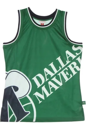 Mitchell & Ness Sport, Herre, Grøn, S, Basketball NBA Big Face sprængt Tanktop