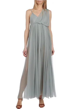 ERIKA CAVALLINI Kjole, Dame, Blå, S, Uld, Semi-couture kjole