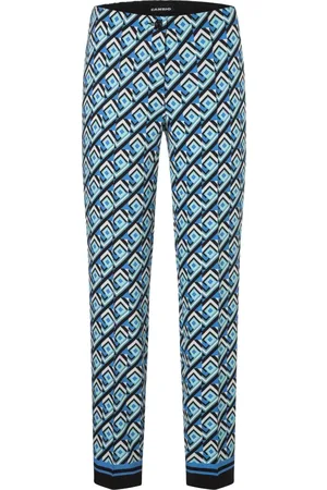 Cambio Bukser, Dame, Blå, L, Slim-fit Bukser