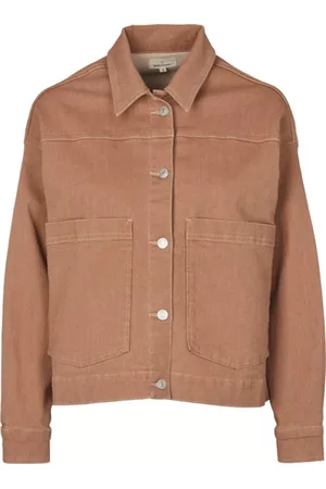 diakritisk eksistens optager Jacket jakker cowboyjakker for kvinder i brun farve | FASHIOLA.dk