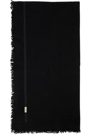 ANN DEMEULEMEESTER Tilbehør, Dame, Sort, ONE SIZE, Uld, Winter Scarves
