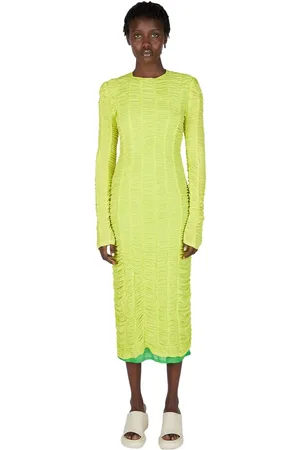 SIMON MILLER Kjole, Dame, Grøn, XS, Midi Dresses