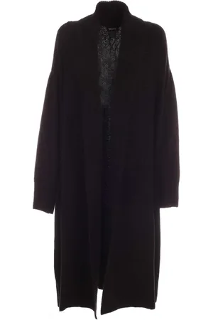 DKNY Strik, Dame, Sort, S/M, Uld, Cardigans