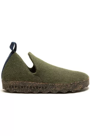 Asportuguesas Sko, Herre, Grøn, 36 EU, Uld, sneakers grøn