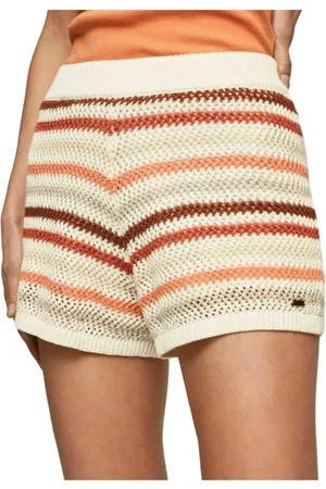 Pepe Jeans Shorts, Dame, Flerfarvet, L, Uld, Korte shorts