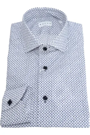 Xacus Skjorte, Herre, Blå, M, Bomuld, Klassisk shirt art. 21703706