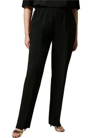 Persona by Marina Rinaldi Bukser, Dame, Sort, 6XL, Lige Rapsodia -bukser