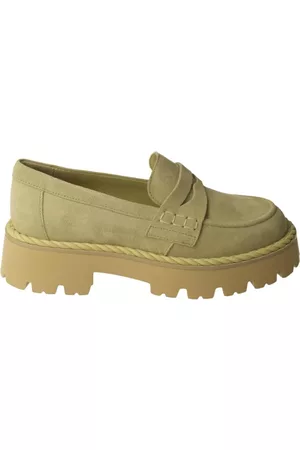 Bruno Premi Sko, Dame, Grøn, 37 EU, Uld, Loafers