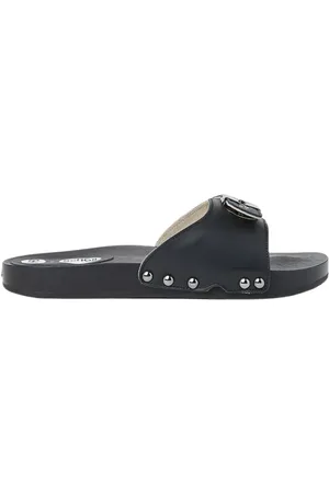 Scholl Sko, unisex, Sort, 40 EU, Læder, Glider