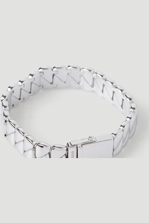 TOM WOOD Tilbehør, Dame, Grå, S, Drop armbånd