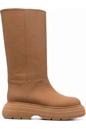 Gia Borghini Sko, Dame, Brun, 36 1/2 EU, Læder, Støvler