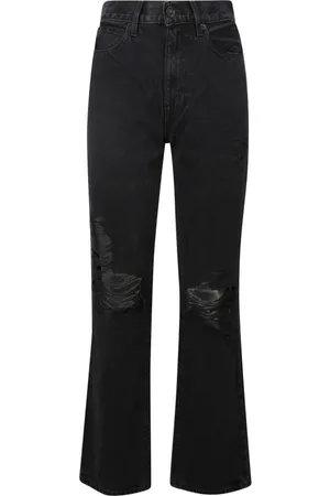 SLVRLAKE Jeans, Dame, Sort, W25, Bomuld, Straight Jeans