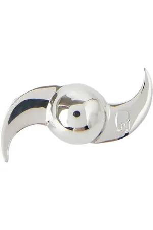 RAF SIMONS Tilbehør, Dame, Grå, ONE SIZE, Broche
