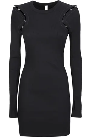DION LEE Kjole, Dame, Sort, M, Bomuld, Korte kjoler