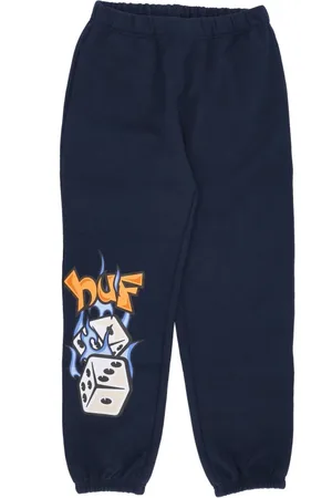 Huf Bukser, Herre, Blå, S, Uld, Sweatpants