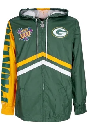 Mitchell & Ness Sport, Herre, Grøn, XL, Uld, Træningsjakker
