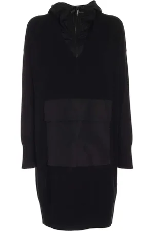 DKNY Kjole, Dame, Sort, L, Uld, Midi Dresses