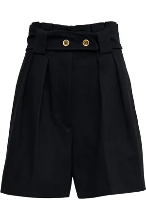 Patou Shorts, Dame, Sort, M, Denim, Shorts med bælte