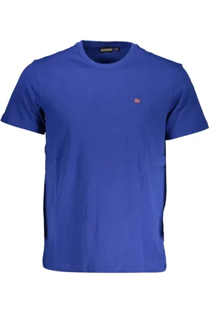 Napapijri Top, Herre, Blå, XL, Bomuld, T-shirts