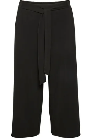 Kaffe Bukser, Dame, Sort, XS, Uld, Kamalli Pants Deep