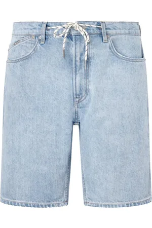 Pepe Jeans Shorts, Herre, Blå, W33, Denim, Lange shorts
