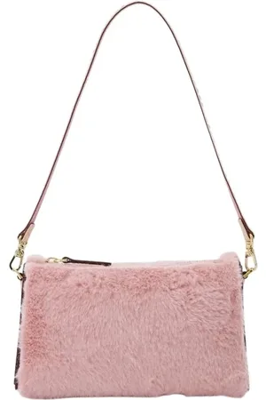 MANU Taske, Dame, Lyserød, ONE SIZE, Uld, Shoulder Bags