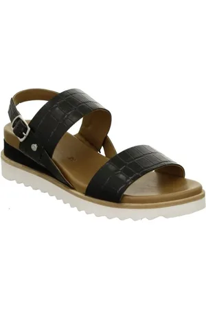 ARA Sko, Dame, Sort, 39 EU, Uld, Flade sandaler