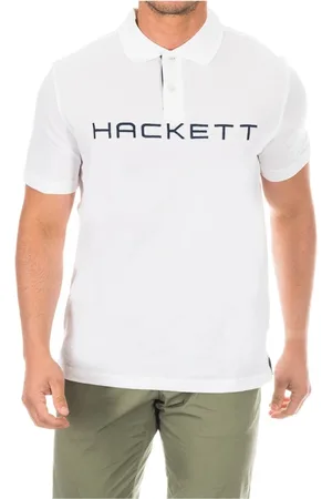 Hackett Top, Herre, Hvid, S, Bomuld, Polo -skjorter