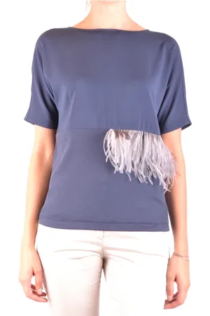 Fabiana Filippi Bluser & Skjorter, Dame, Blå, 2XS, Tyl, Bluse