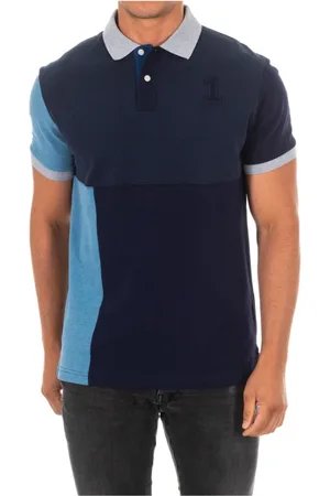 Hackett Top, Herre, Blå, S, Bomuld, Polo -skjorter